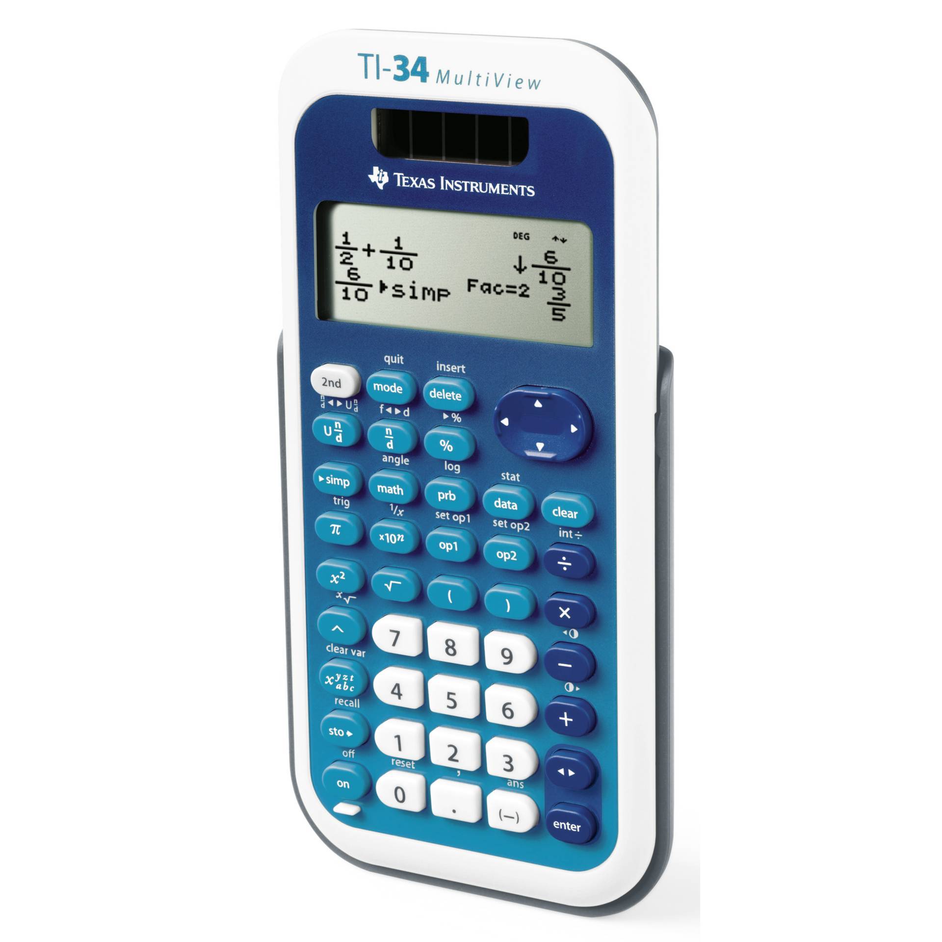 Texas Instruments TI-34 MultiView Wetenschappelijke Rekenmachine, Dubbele Voeding, TI-34MV-1