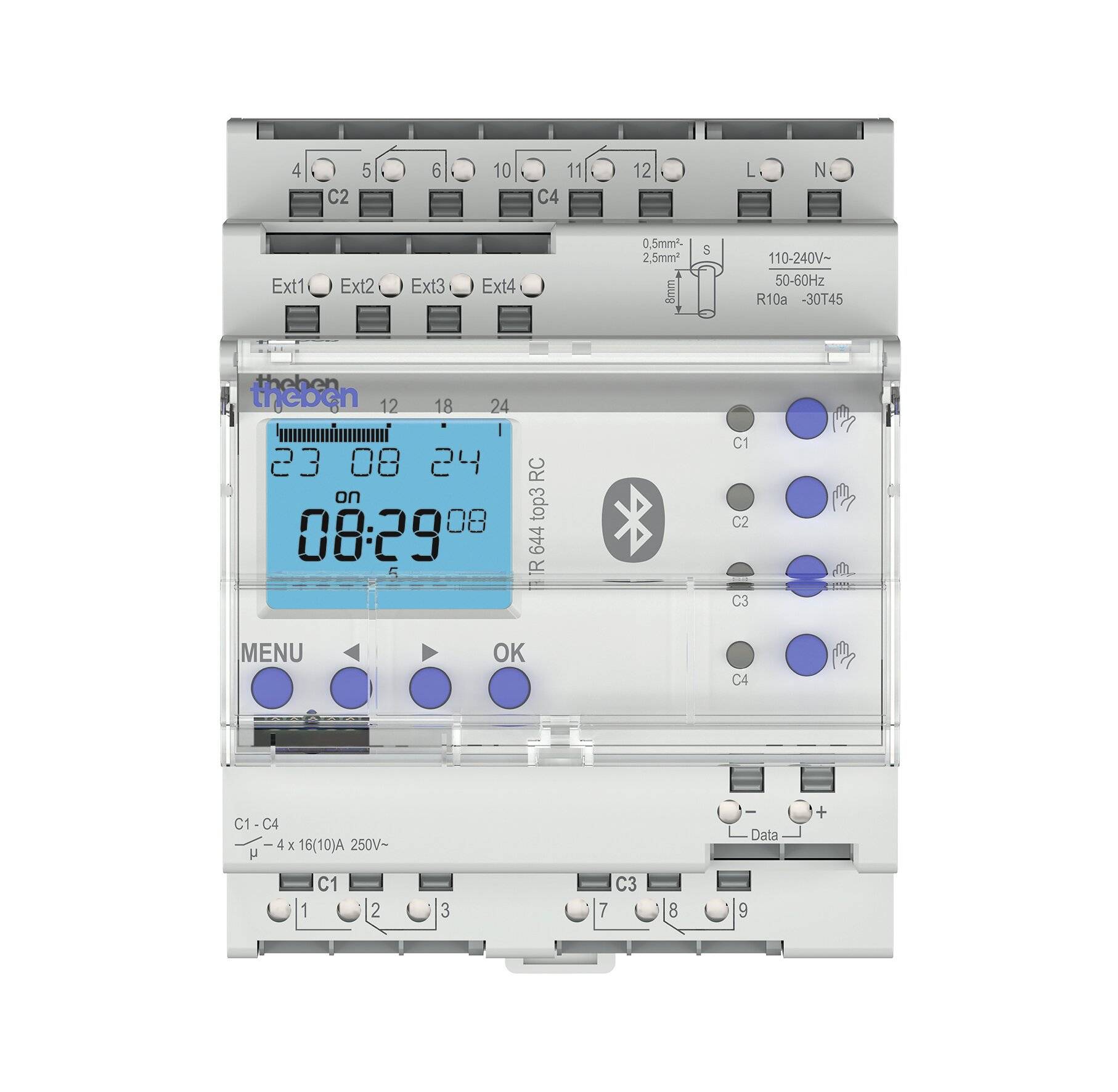 Theben Digitale Zeitschaltuhr TR 644 top3 BLE RC-1
