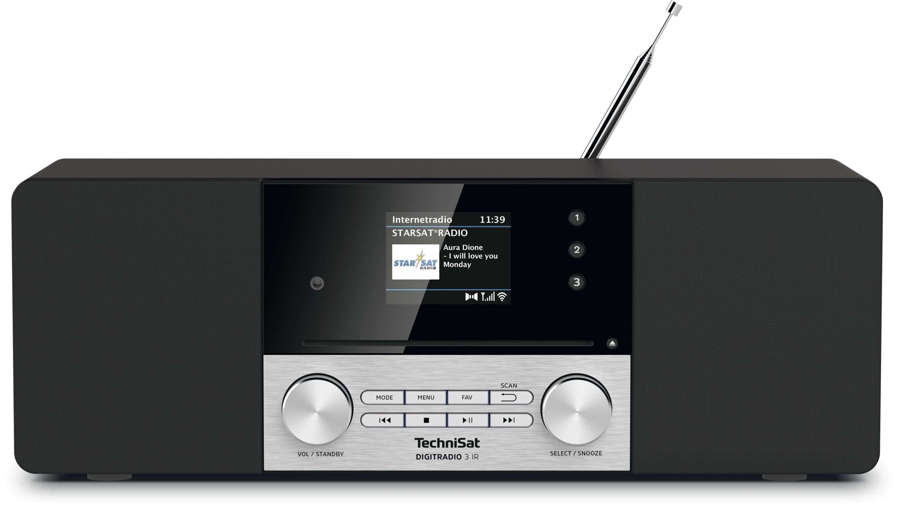 Technisat DigitRadio 3 IR zwart/zilver-2