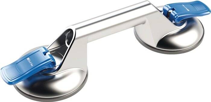 Zuignaphandvat draagvermogen 60 kg kop d. 120 mm 2 koppen aluminium VERIBOR-2