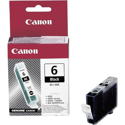 Canon Inktcartridge BCI-6BK Origineel  Zwart 4705A002