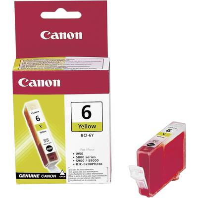 Canon Inktcartridge BCI-6Y Origineel  Geel 4708A002