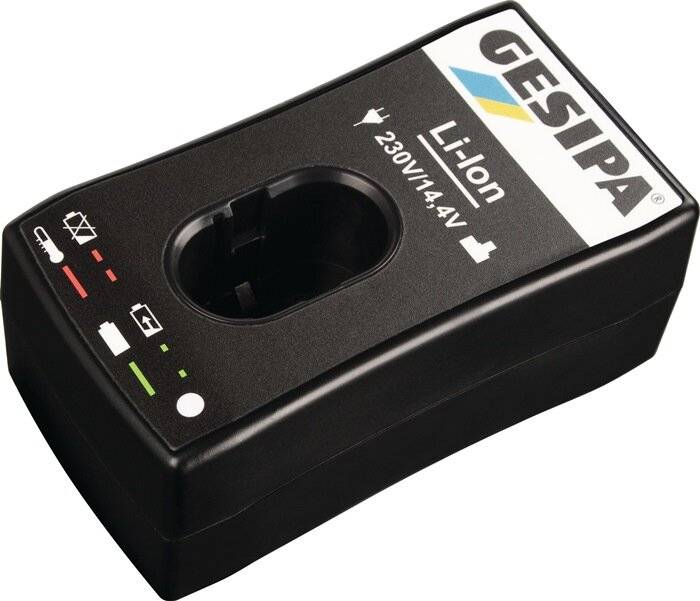 Snellaadapparaat Li-Ion gelijkstroom: 14,4 V GESIPA-2