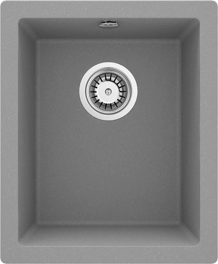 Deante Corda 32 Wandspoelbak in Graniet 380 x 460 mm Grijs-0