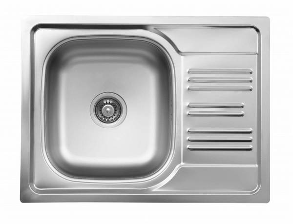 Deante 1-Bowl RVS Spoelbak 43,5 x 16 cm Inbouw
