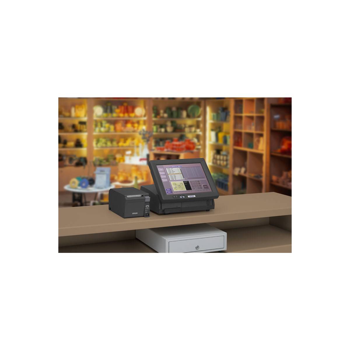 Epson TM-T70II, USB, Ethernet, donkergrijs, 80 mm-8