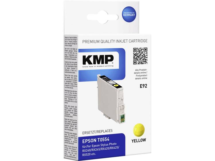 KMP E92 Cartridge vervangt Epson T0554 Geel