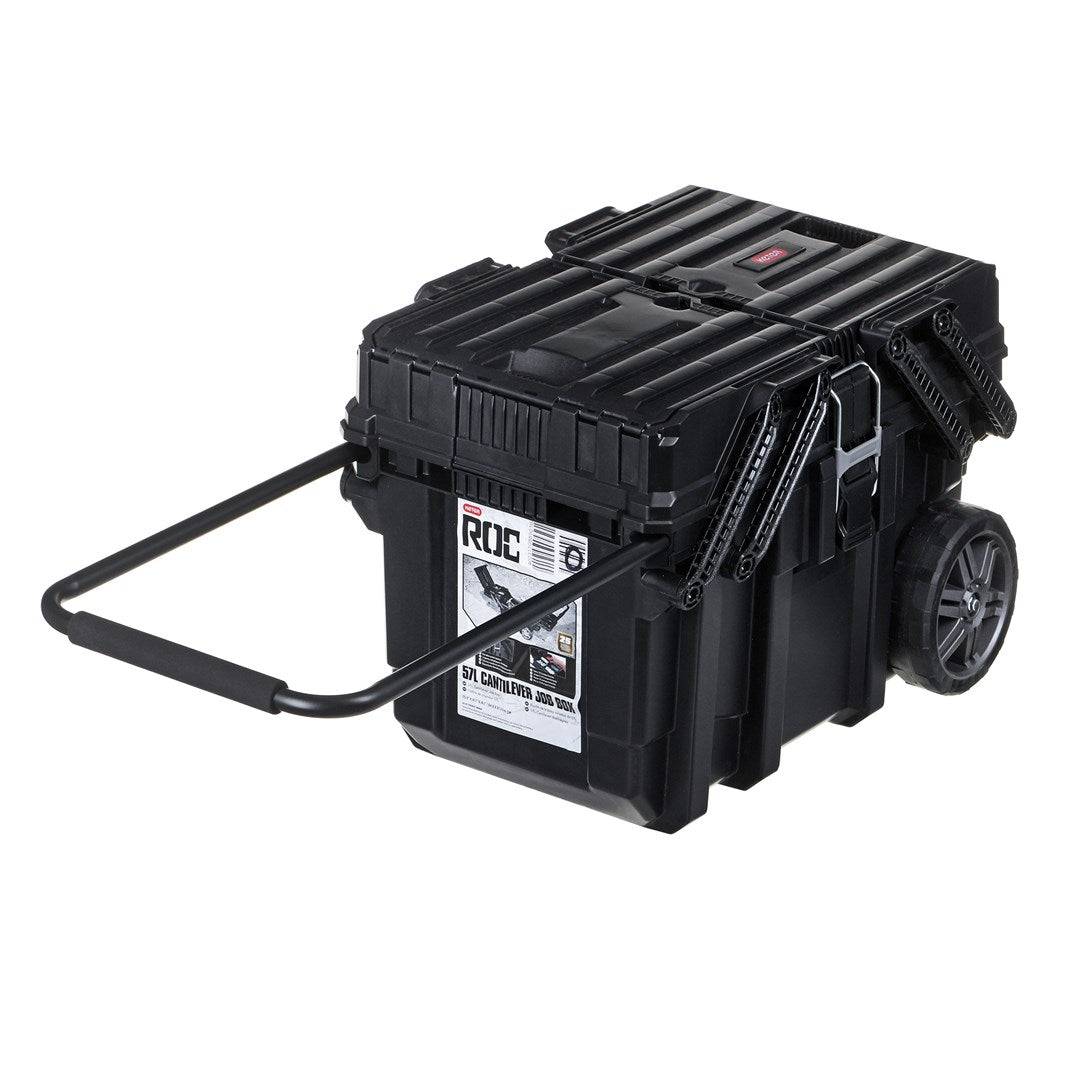 Keter CANTILEVER Job Box 57 L op Wielen Zwart-0