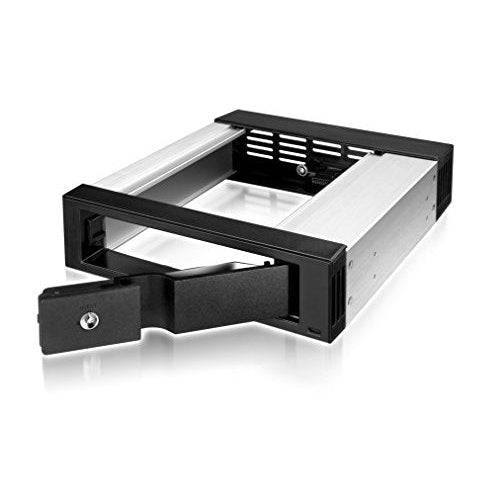 Icy Box IB-158SSK-B Trayless Verwijderbare Schijfbay voor 3,5" SATA HDD (IB-158SK-B)-1