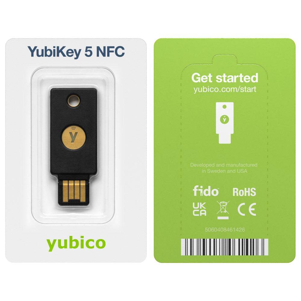 Yubico YubiKey 5 NFC Systeem Beveiligingssleutel USB Authenticatie USB-A-2