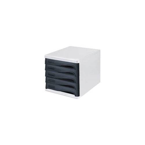 helit Ladebox Zwart DIN A4 met 5 Laden H6129998-0