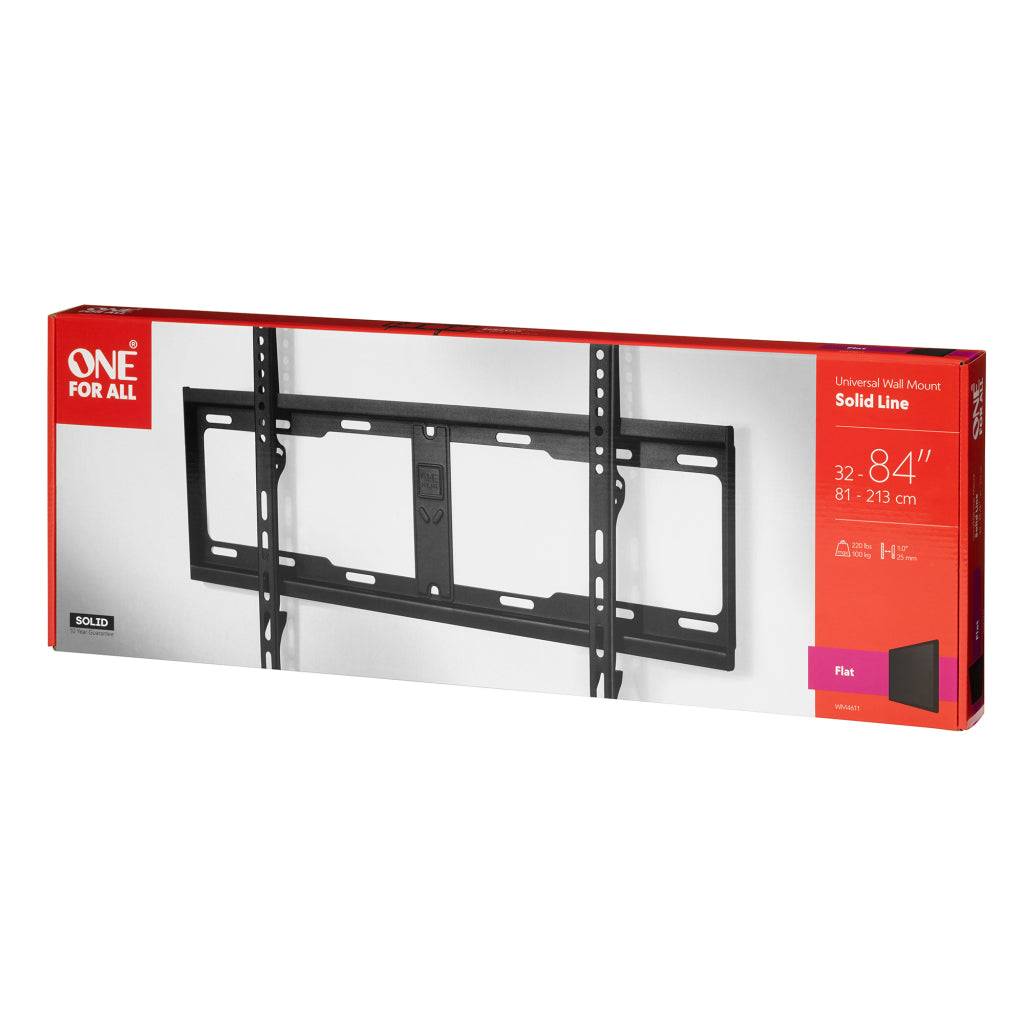 Universal Electronics One For All SOLID WM 4611 - Slimme Wandbeugel voor Platte TV WM4611-0