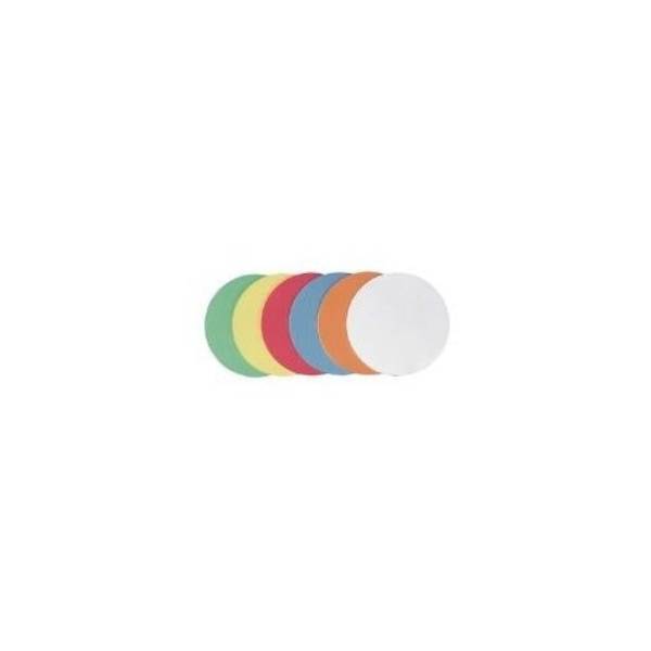 FRANKEN Moderatiekaart Cirkel 195 mm Lichtgroen 100% Gerecycled Papier 130 g/m² - 500 Stuks