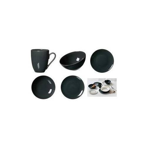 Ritzenhoff & Breker CECINA Grijze Dessertborden - 205 mm - Set van 6 - Model 424904-0
