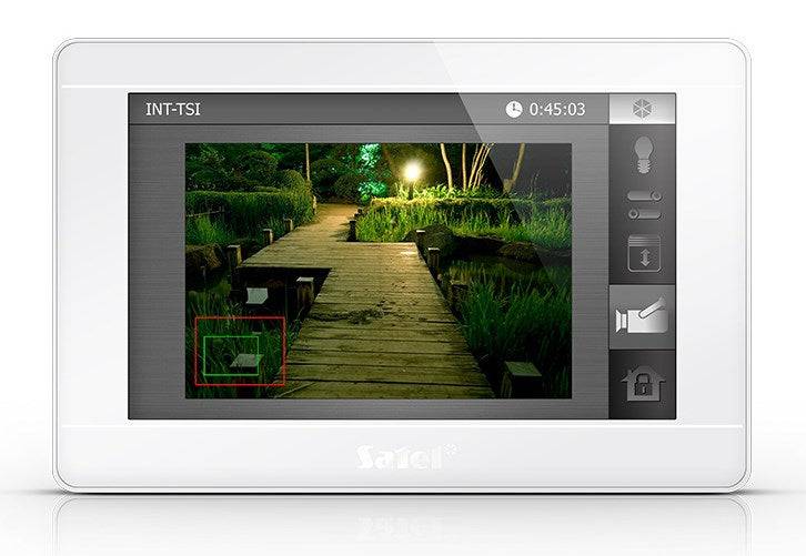 Satel Toetsenbord INT-TSI-W Grafisch 7 Inch Wit-2