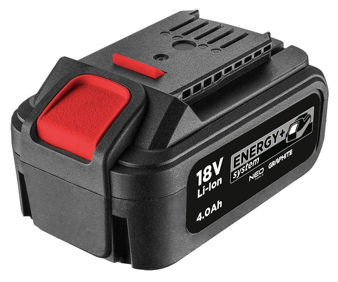 GRAPHITE Energy+ Set 2x 4Ah Batterijen met Dubbele Lader 18V T 58GE134-1