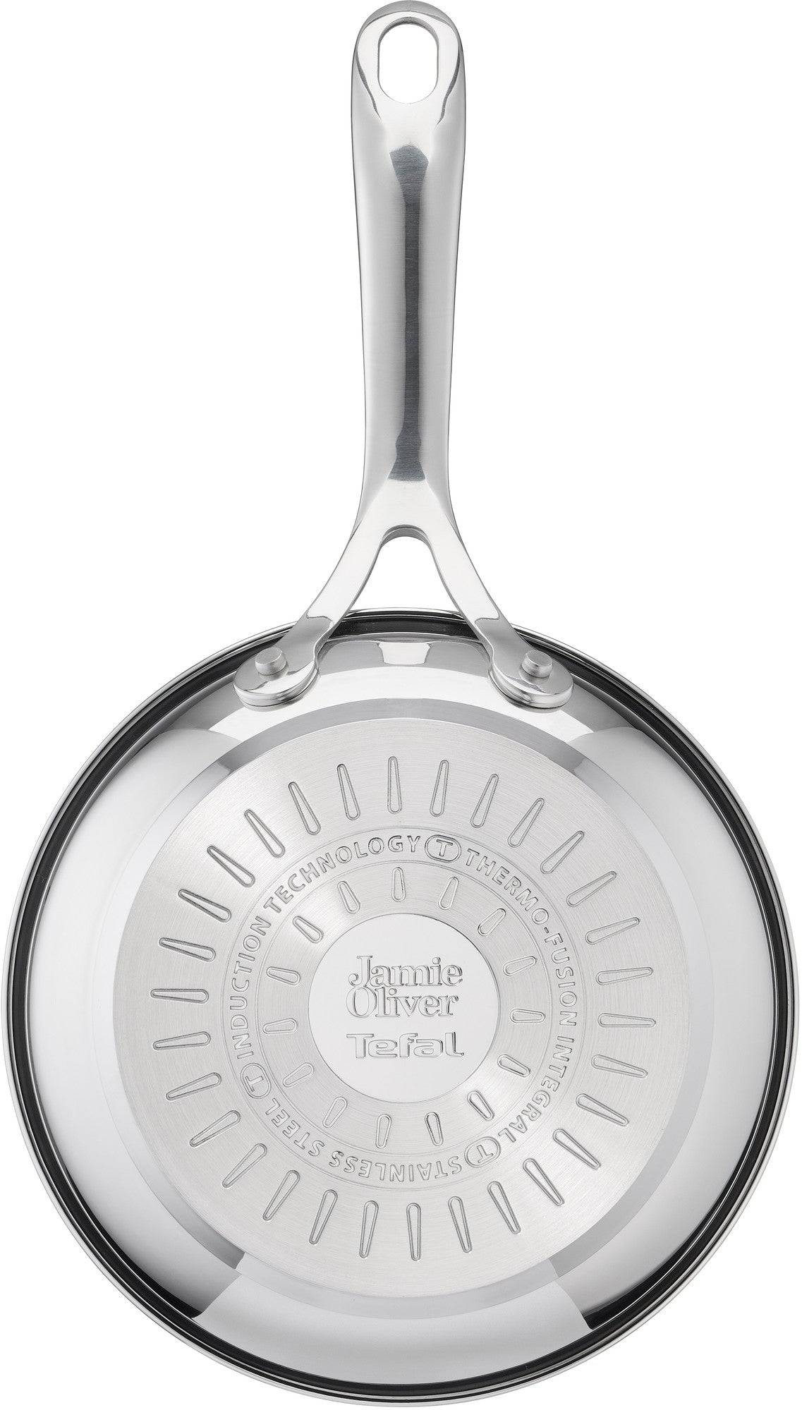 Tefal Jamie Oliver Koekenpan - Rond - 24 cm - RVS - Model E3040444-3