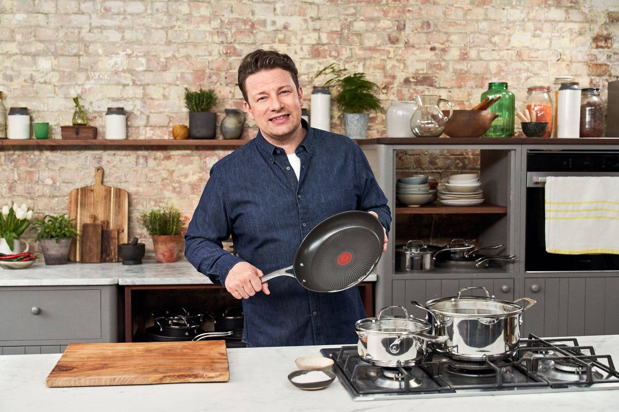 Tefal Jamie Oliver Koekenpan - Rond - 24 cm - RVS - Model E3040444-4