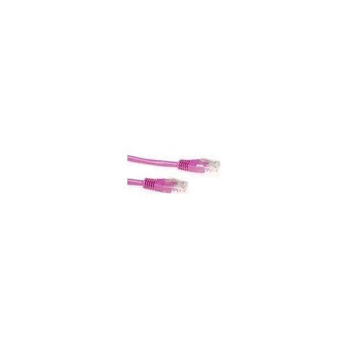 ACT 20 m U/UTP CAT5E Patchkabel met RJ45-connectors - Roze (IB4820)-0