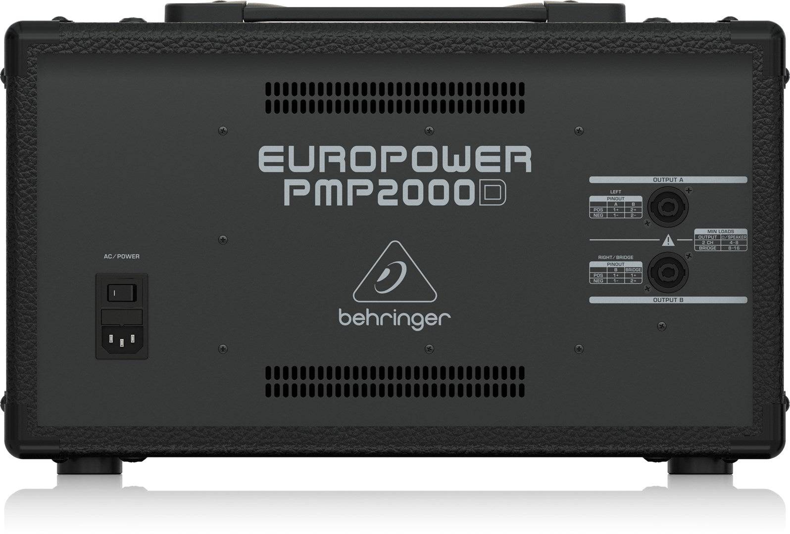 Behringer PMP2000D Powermikser 2000 Watt met Multi-FX Processor-3