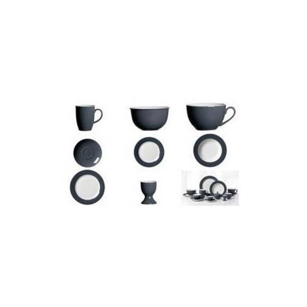 Ritzenhoff & Breker DOPPIO ANTHRACITE Eierdopjes 6-delig, Vaatwasserbestendig, Hoogte: 60 mm (430233)