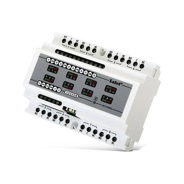 SATEL I/O EXPANDER DIN 35 INT-IORS - 8 Kanalen, 230 V AC Adapter-1