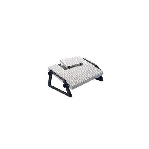 WEDO Relax Voetsteun, Continu Verstelbaar, Lichtgrijs RAL 7035-0