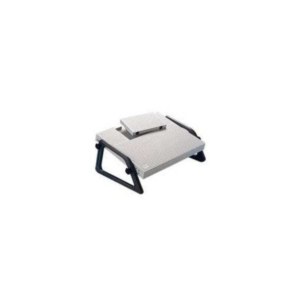 WEDO Relax Voetsteun, Continu Verstelbaar, Lichtgrijs RAL 7035