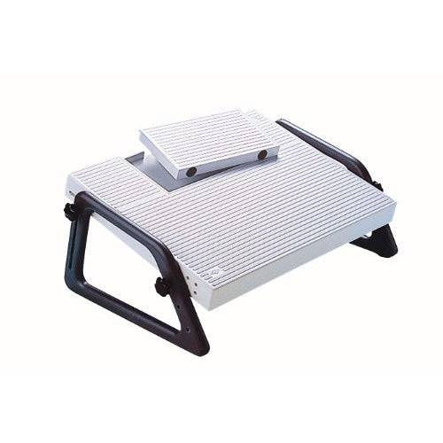 WEDO Relax Voetsteun, Continu Verstelbaar, Lichtgrijs RAL 7035-3