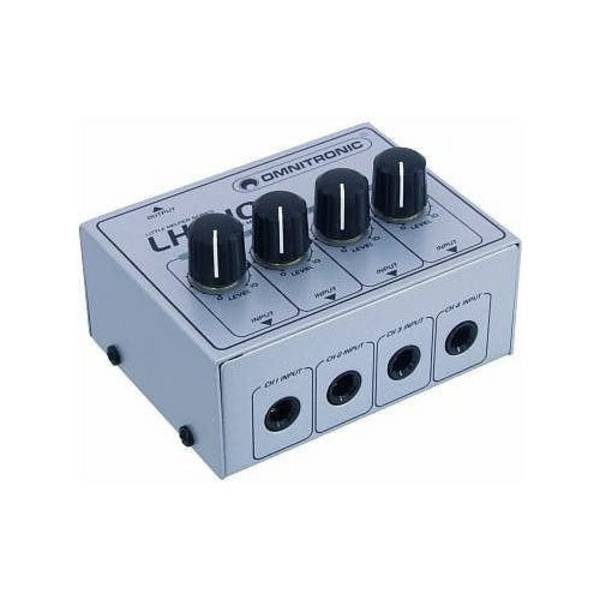 Omnitronic LH-010 4-Kanalen 20 - 20000 Hz Zilver (10355010)