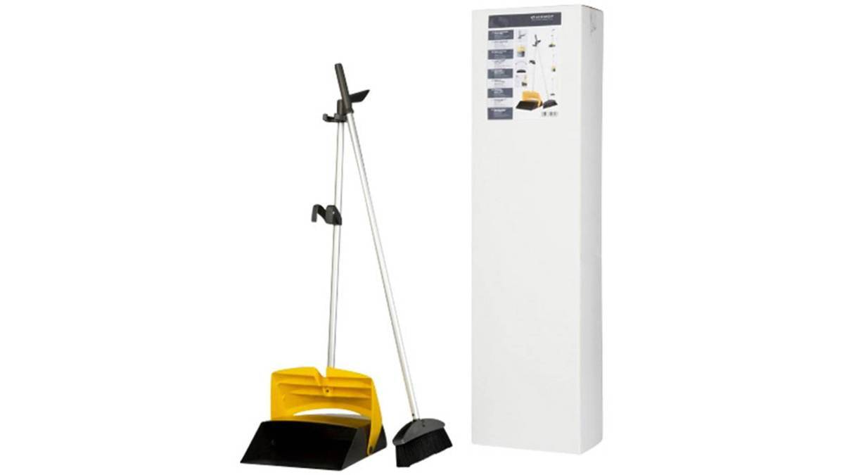 Veegset - Antraciet/Geel - 089005-0