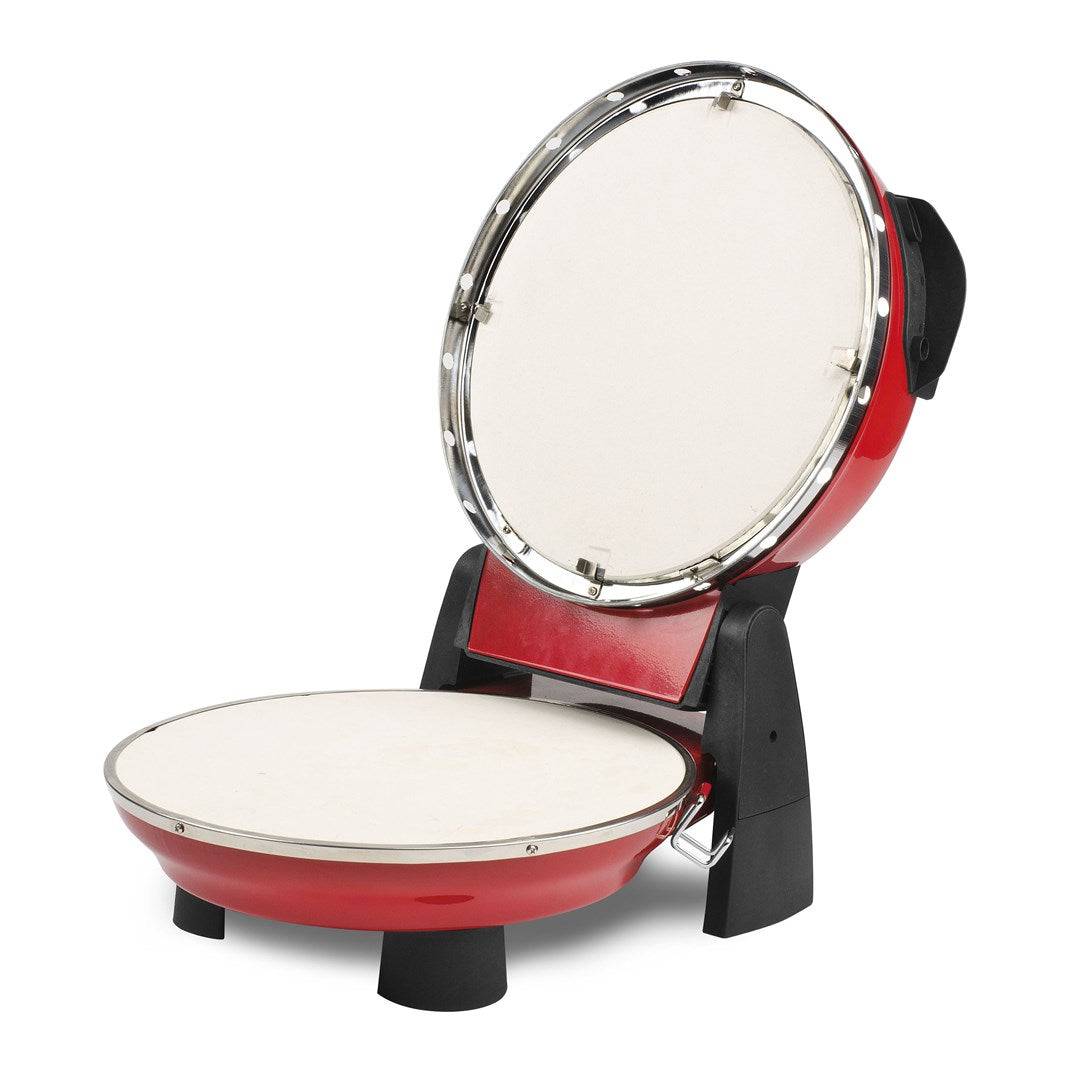 G3 Ferrari Pizza Maker 1200W Zwart/Rood 1 Pizza Pizzeria Snack Napoletana-1