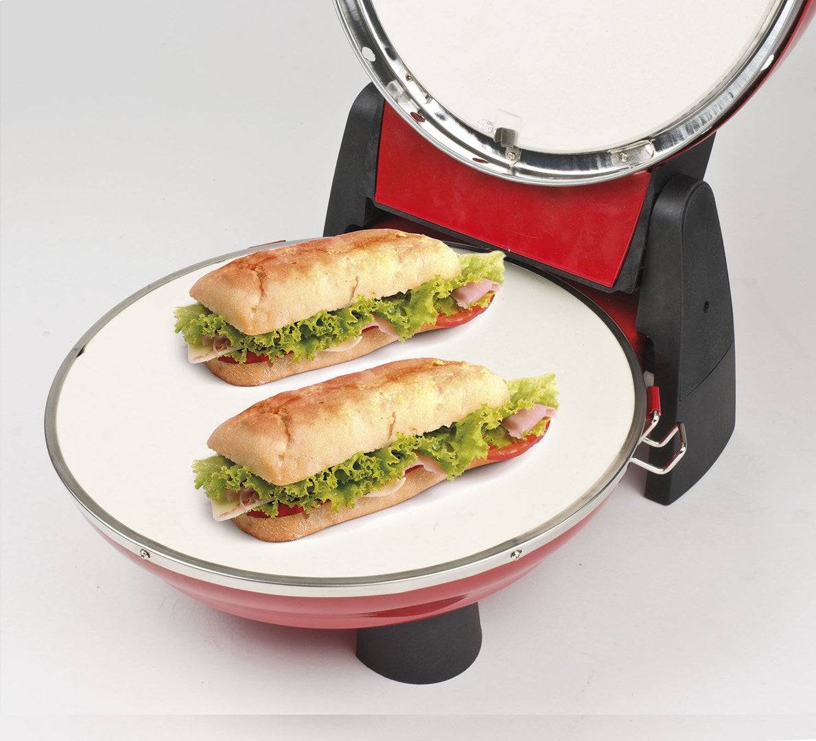 G3 Ferrari Pizza Maker 1200W Zwart/Rood 1 Pizza Pizzeria Snack Napoletana-4