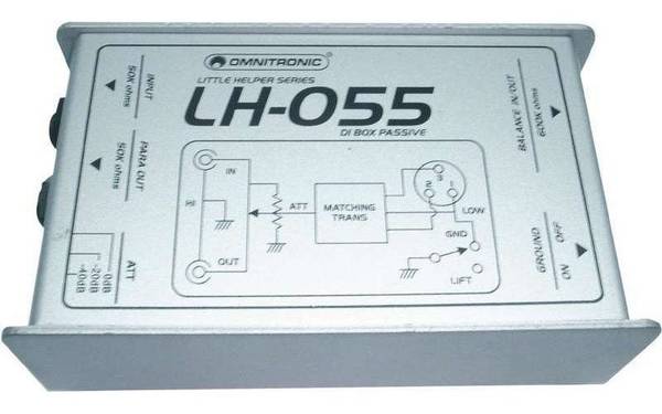 Omnitronic LH-055 Passieve DI-Box