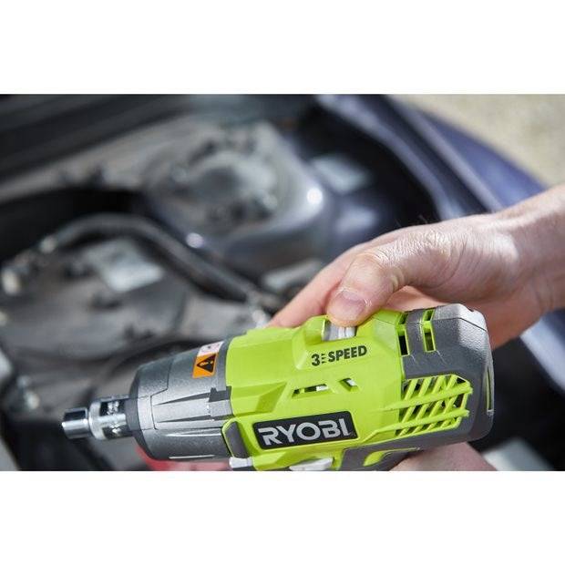Ryobi R18IW3 Accu Klopboormachine 18V 1/2" 400 Nm 2Ah Zwart/Groen-1