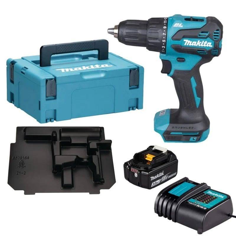 Makita Slagboormachine 18V DHP490SF1J 65Nm 50/27Nm-0