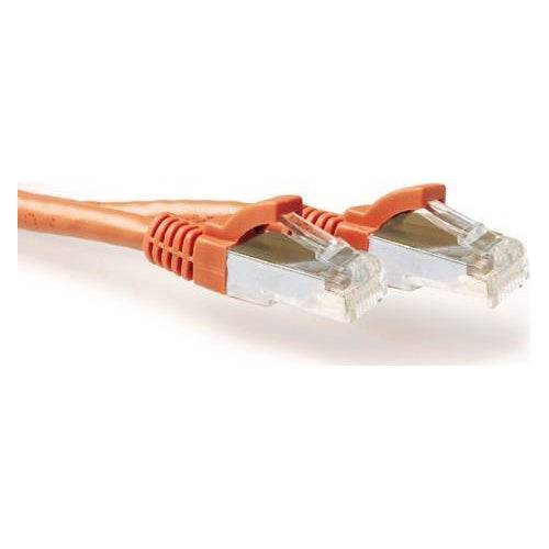 ACT Oranje 25 m LSZH S/FTP CAT6A Patchkabel met RJ45 Connectoren (FB7125)-0