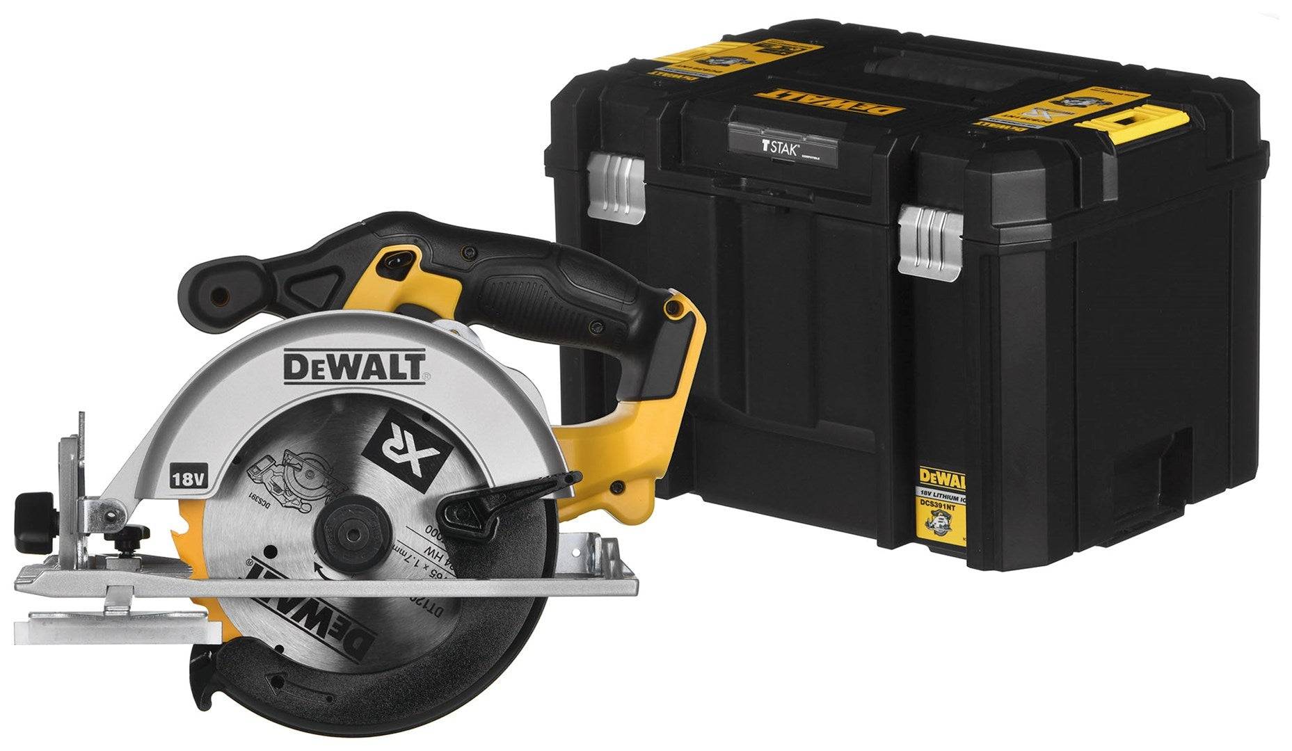 DEWALT Cirkelzaag DCS391NT Zwart/Zilver Geel-0