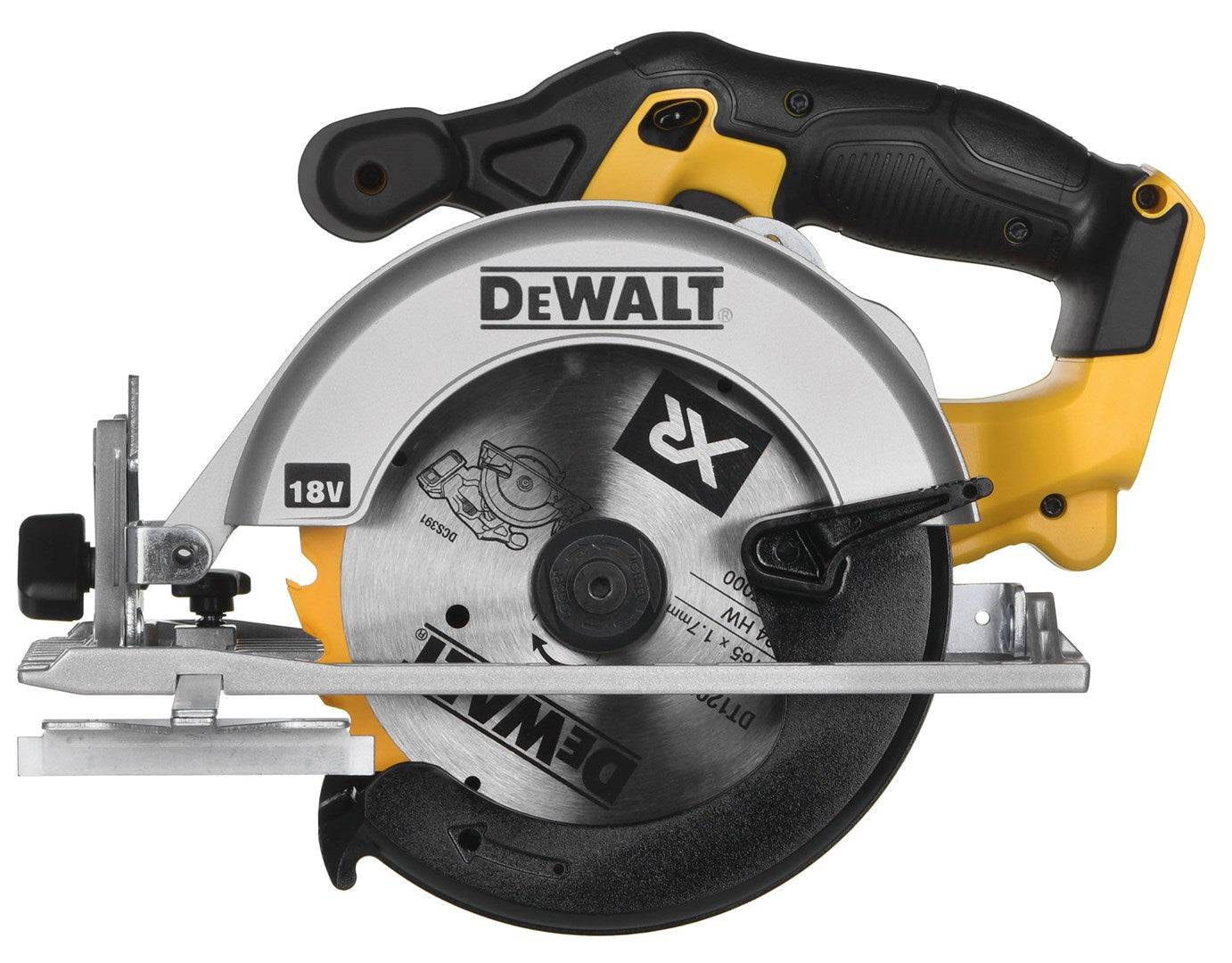 DEWALT Cirkelzaag DCS391NT Zwart/Zilver Geel-1