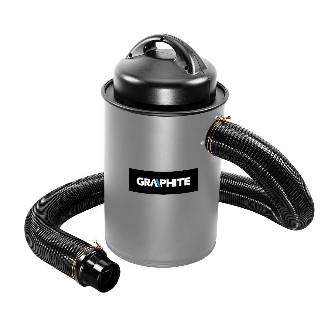 GRAPHITE Houtkrullen- en Zaagsel Extractor 1100W 50 L 59G611-4