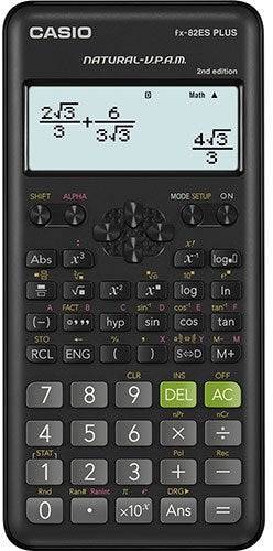 CASIO Wetenschappelijke Calculator FX-82ESPLUS-2 252 Functies 77 x 162 mm Zwart-0