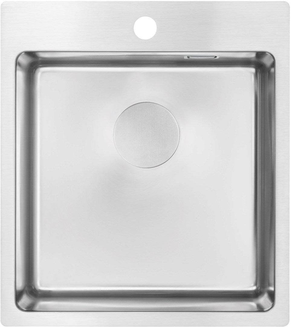 Deante Stalen Spoelbak 1-Bowl 45 x 50,5 cm-1