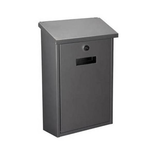 Velleman BG10003 Zilveren Brievenbus met Sleutelslot (BG10003)