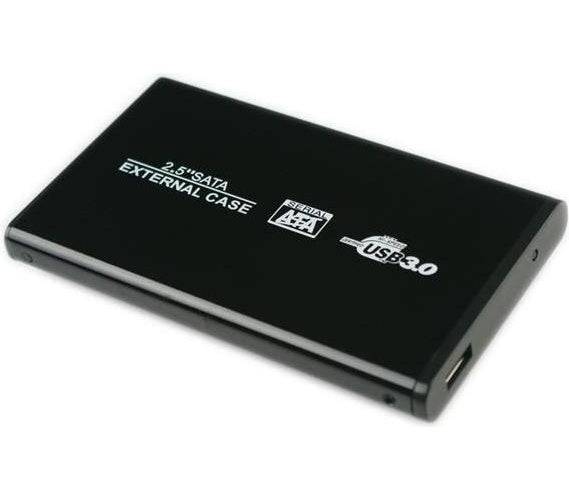 MicroStorage K2501A-U3S 2.5" Opslagdrive SATA Aluminium Zwart-0