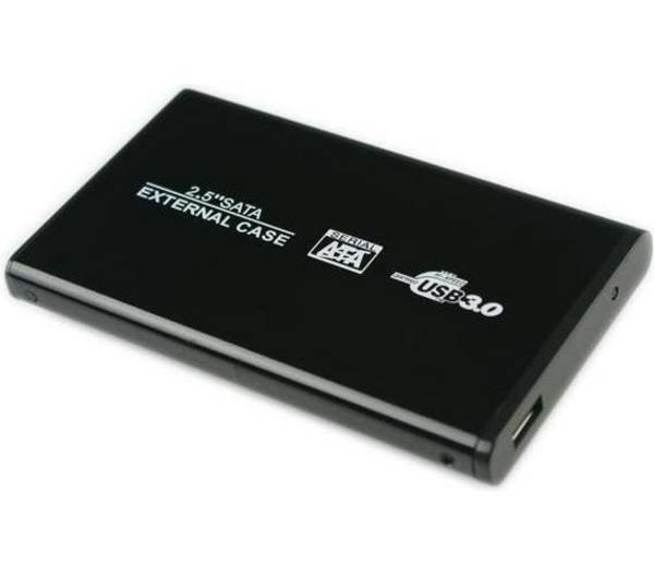 MicroStorage K2501A-U3S 2.5" Opslagdrive SATA Aluminium Zwart