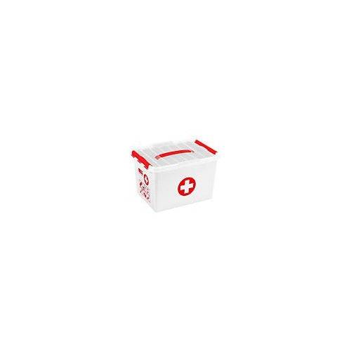 helit EHBO Opslagdoos "de q-line" - 22 Liter - Witte Kunststof (H6164805)-1