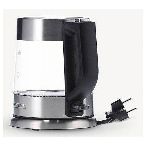 Severin WK 3468 Waterkoker, 1 L, 2200W, Zwart/RVS-2