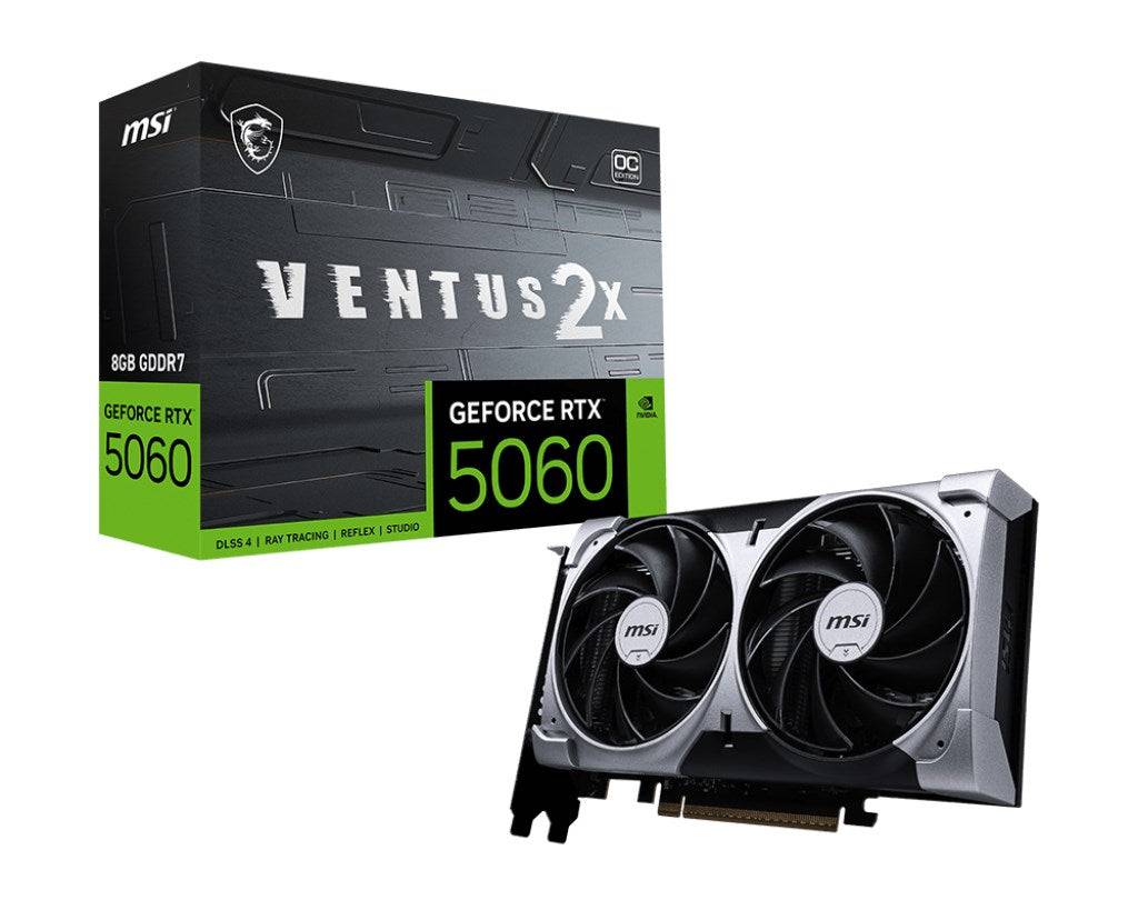 MSI GeForce RTX 5060 8 g VENTUS 2X OC VGA PCI-E x16 V537-002R-0