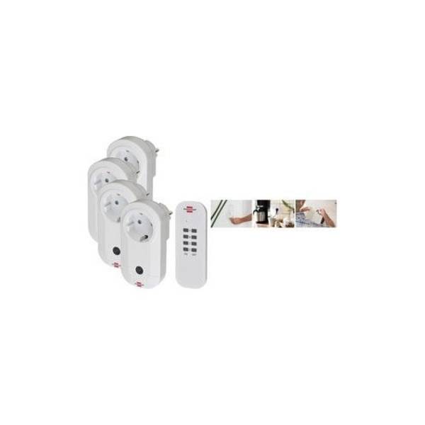 Brennenstuhl Brenn Funk RC CE1 4001 - 4x Stopcontact - 1507050