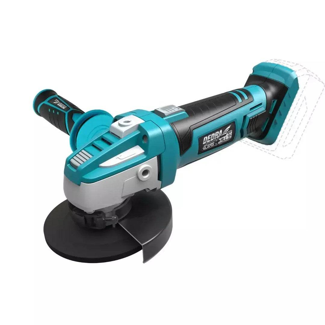 DEDRA DED7050 Accu Haakse Slijper 125 mm 18V Li-Ion 9500 RPM-0